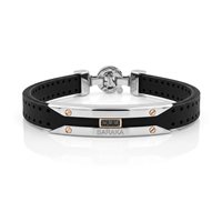Pulsera Baraka Hombre in Acero Diamante Black BR373821RODN200006